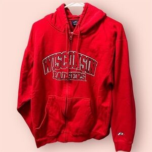 Pro Player size large Vintage Wisconsin Badgers Hoodie
